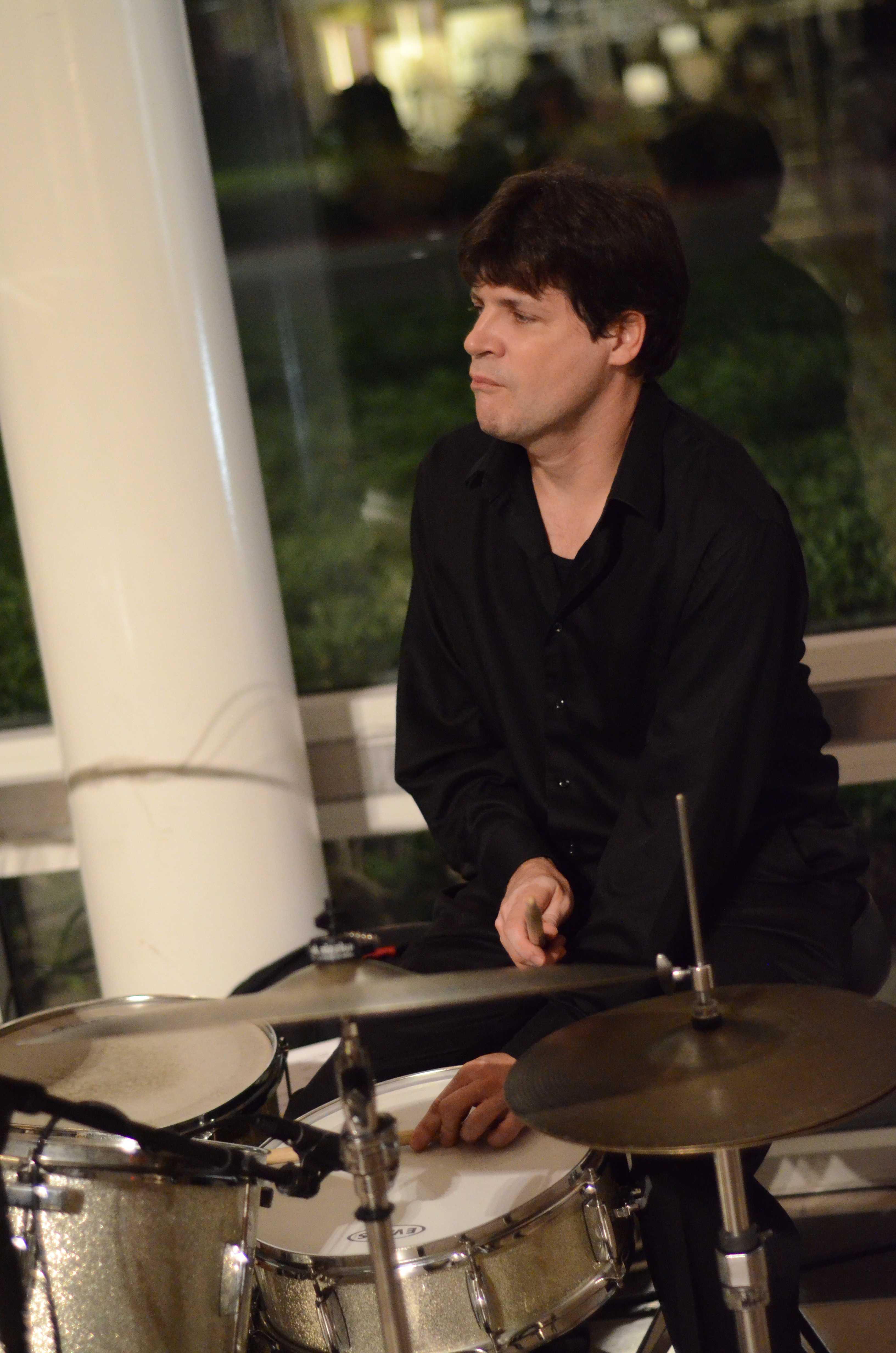 Andrew Griffith on drums